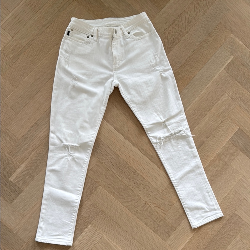 White Ripped Jeans Men’s Size 30 skinny